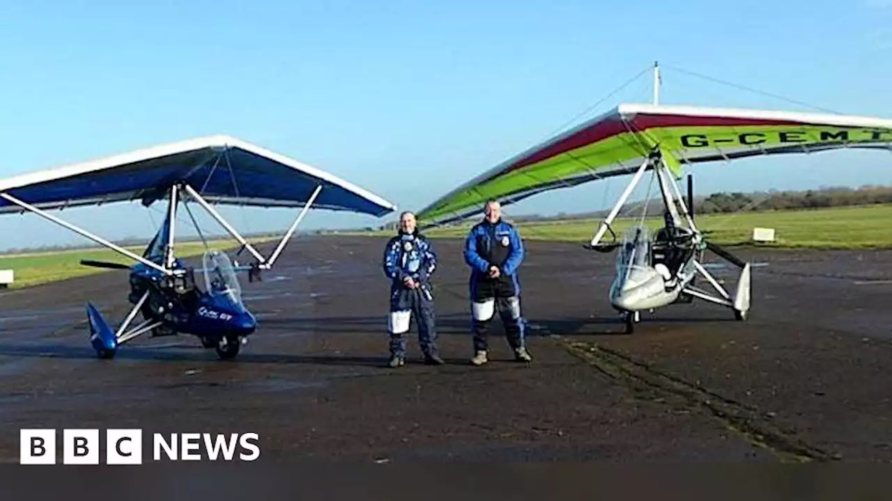 'We're flying 4,500 miles in microlights'