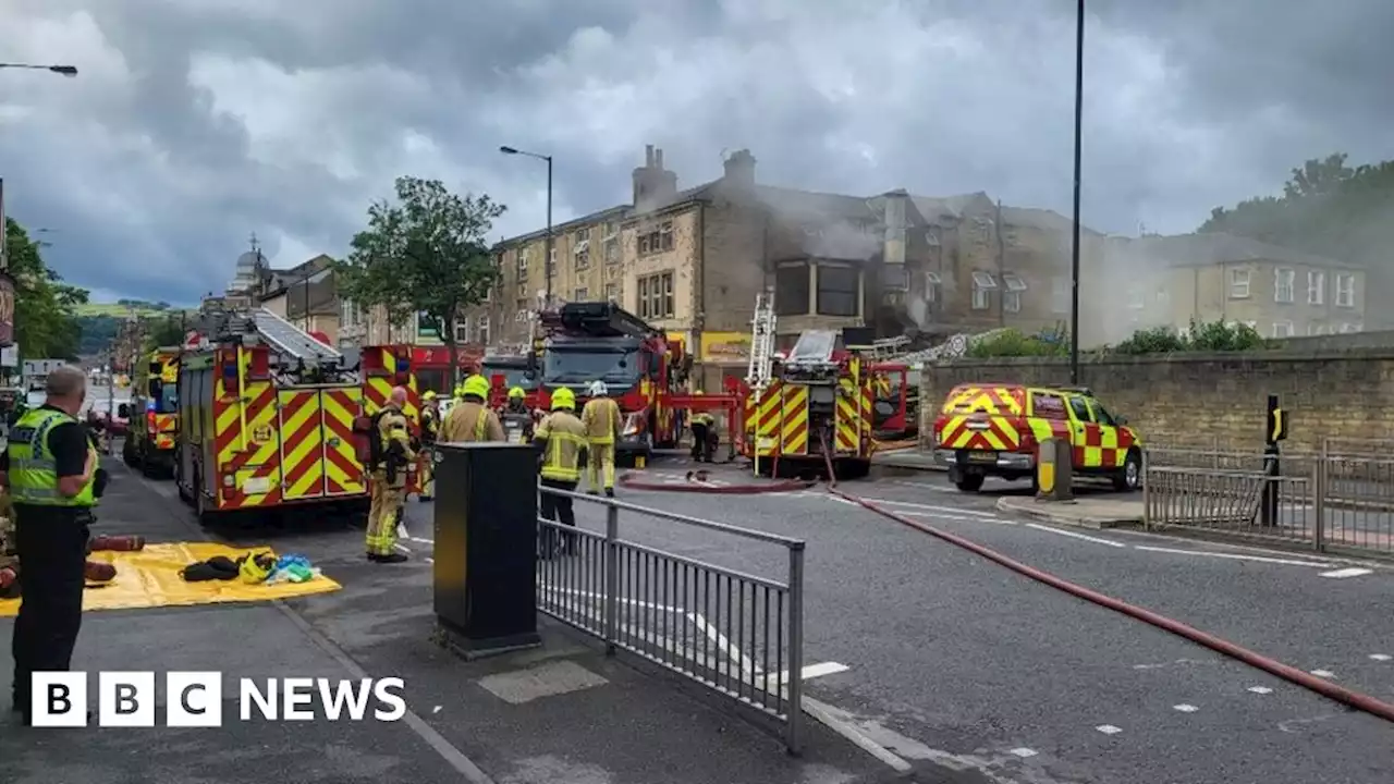 Keighley takeaway fire: Major incident declared