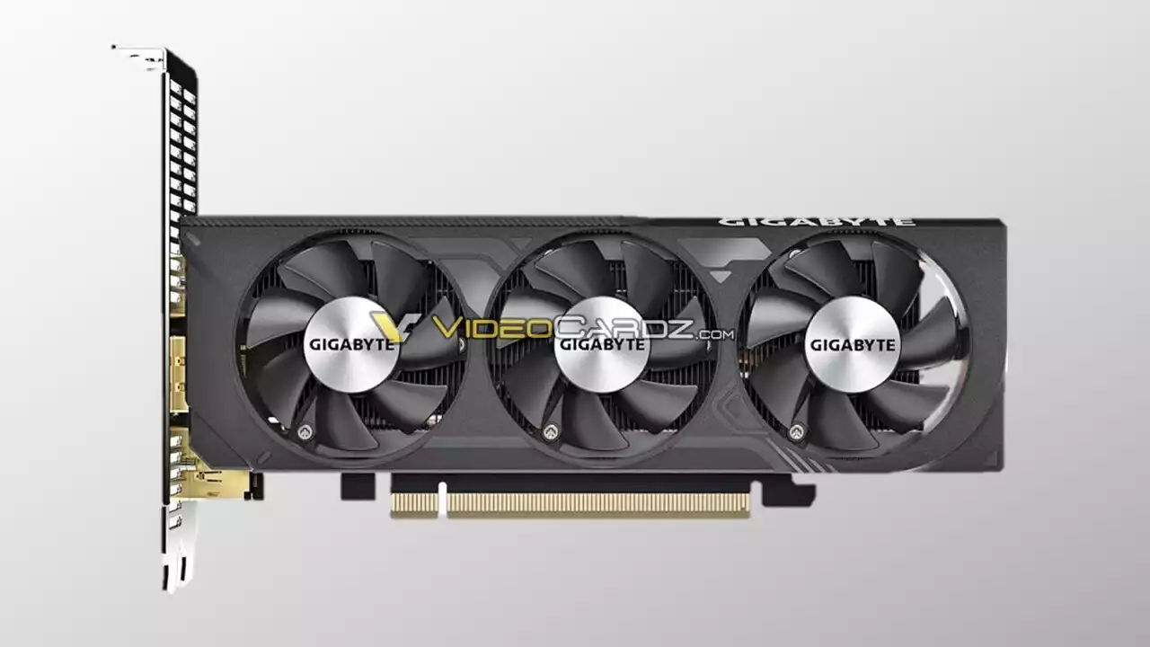 GeForce RTX 4060: Gigabyte bringt Low-Profile-Karte mit drei kleinen Lüftern