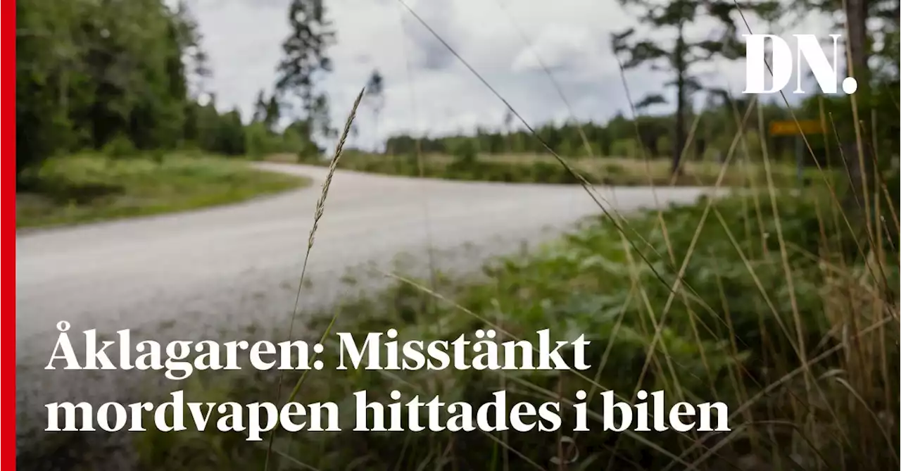 Åklagaren: Misstänkt mordvapen hittades i bilen