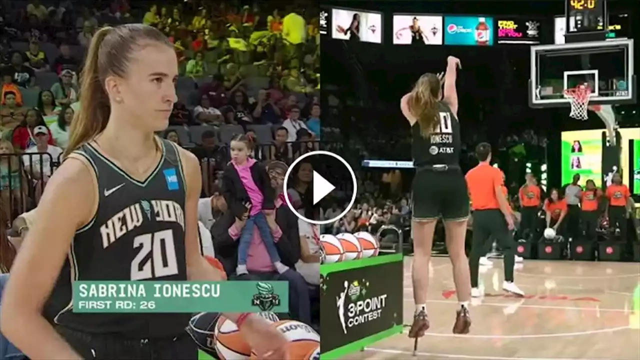 Sabrina Ionescu meglio di Steph Curry: record nella gara del tiro da tre punti dell'All Star Game WNBA. Guarda il video