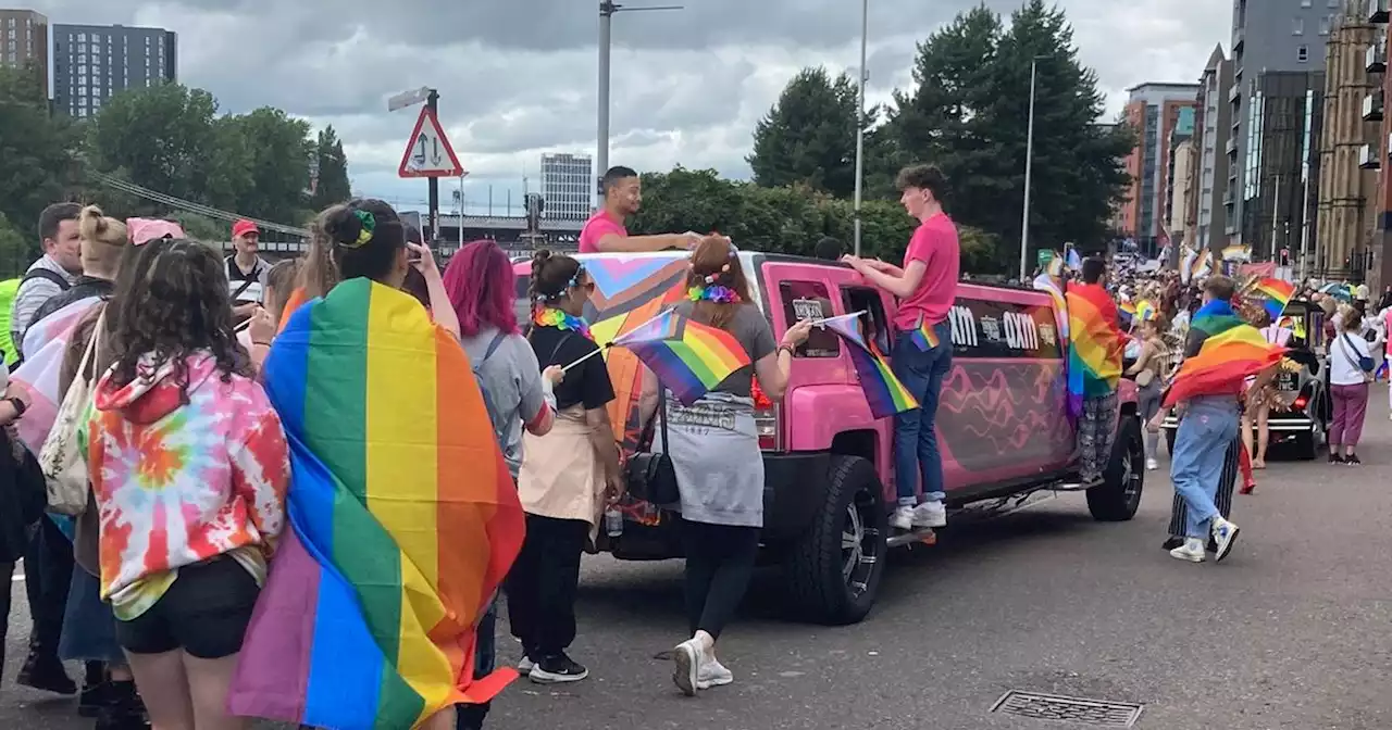 Glasgow hosts biggest ever Pride event as 50,000 people take to streets