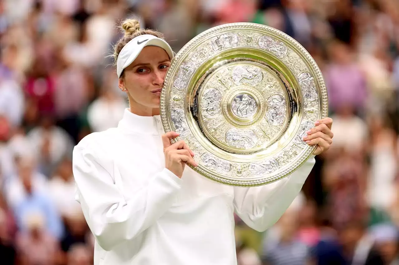 Marketa Vondrousova is Wimbledon’s first unseeded female champion, wins first Grand Slam title