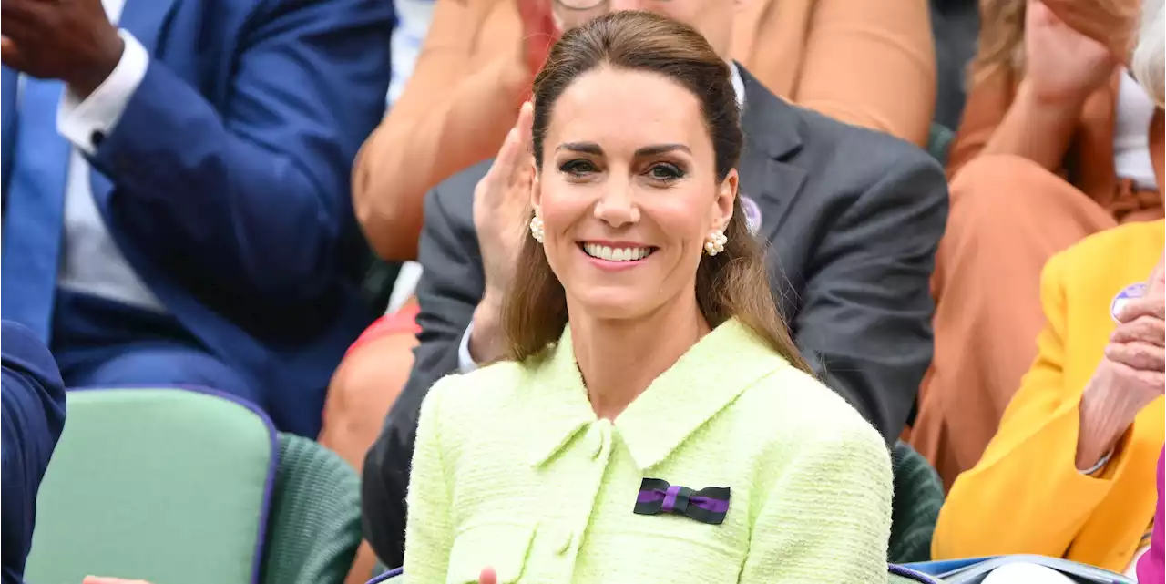 Princess Kate Glows in a Bright Green Ensemble at Wimbledon Women's Finals