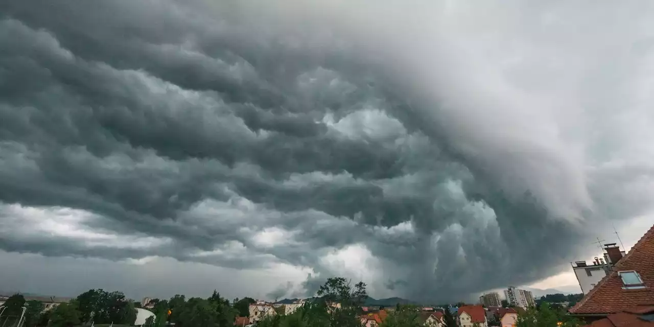 Gluthitze lässt krachende Gewitter mit Orkanböen los