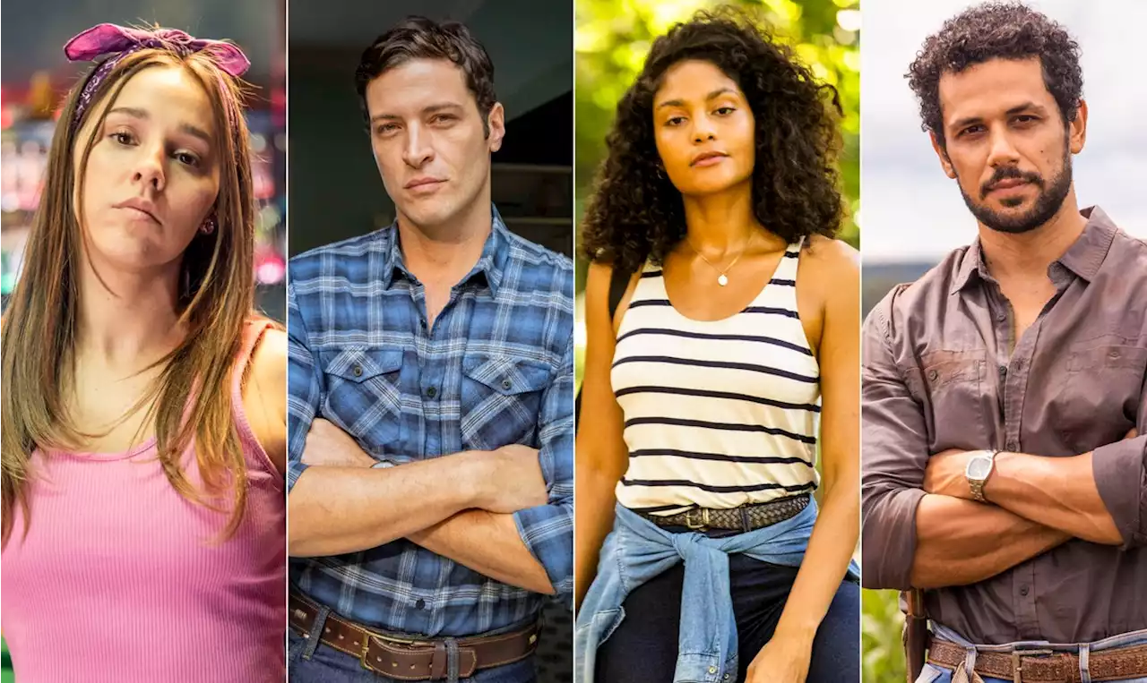 Elenco de 'Terra e paixão' entra na brincadeira e troca 'correio do amor' entre os personagens