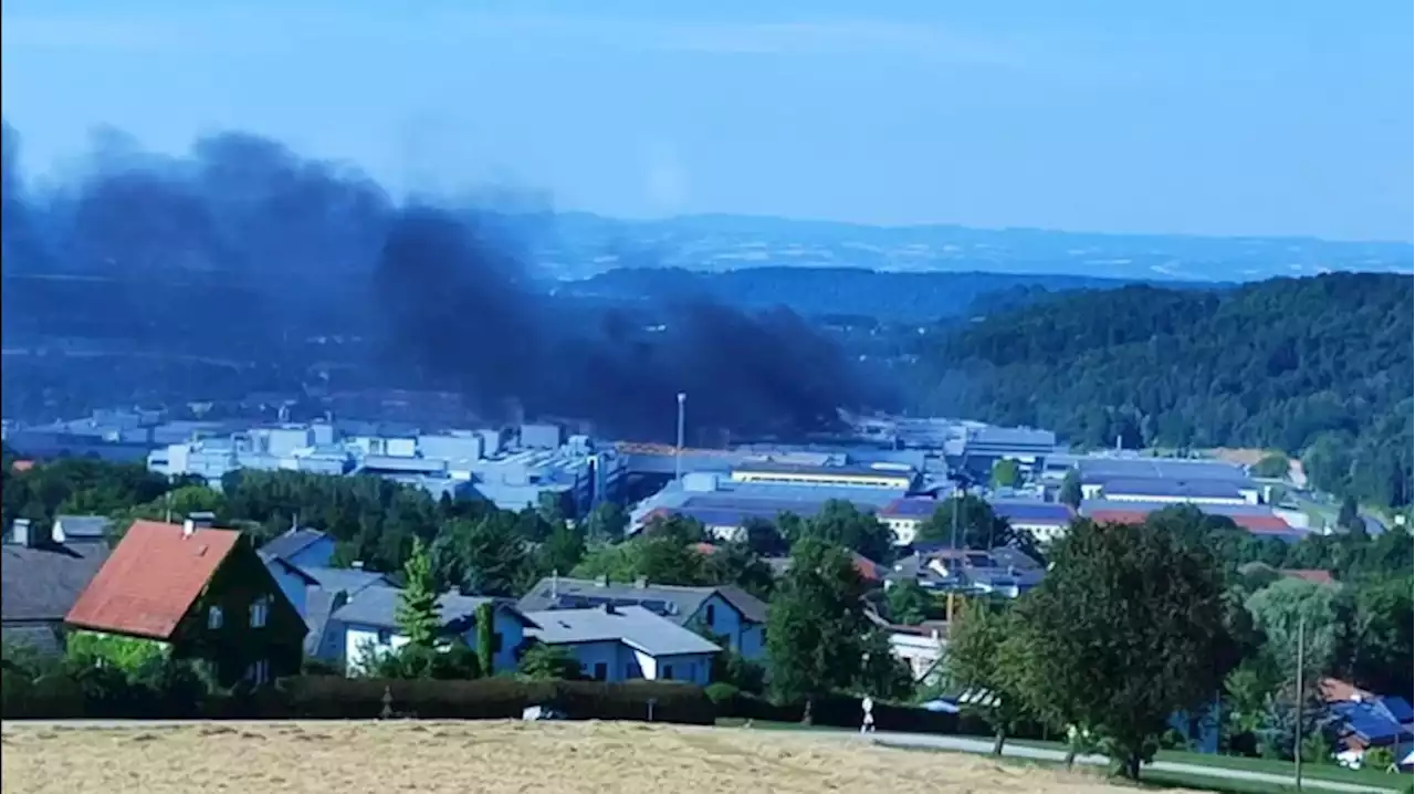 Brand im BMW-Werk Steyr sorgte für Großeinsatz