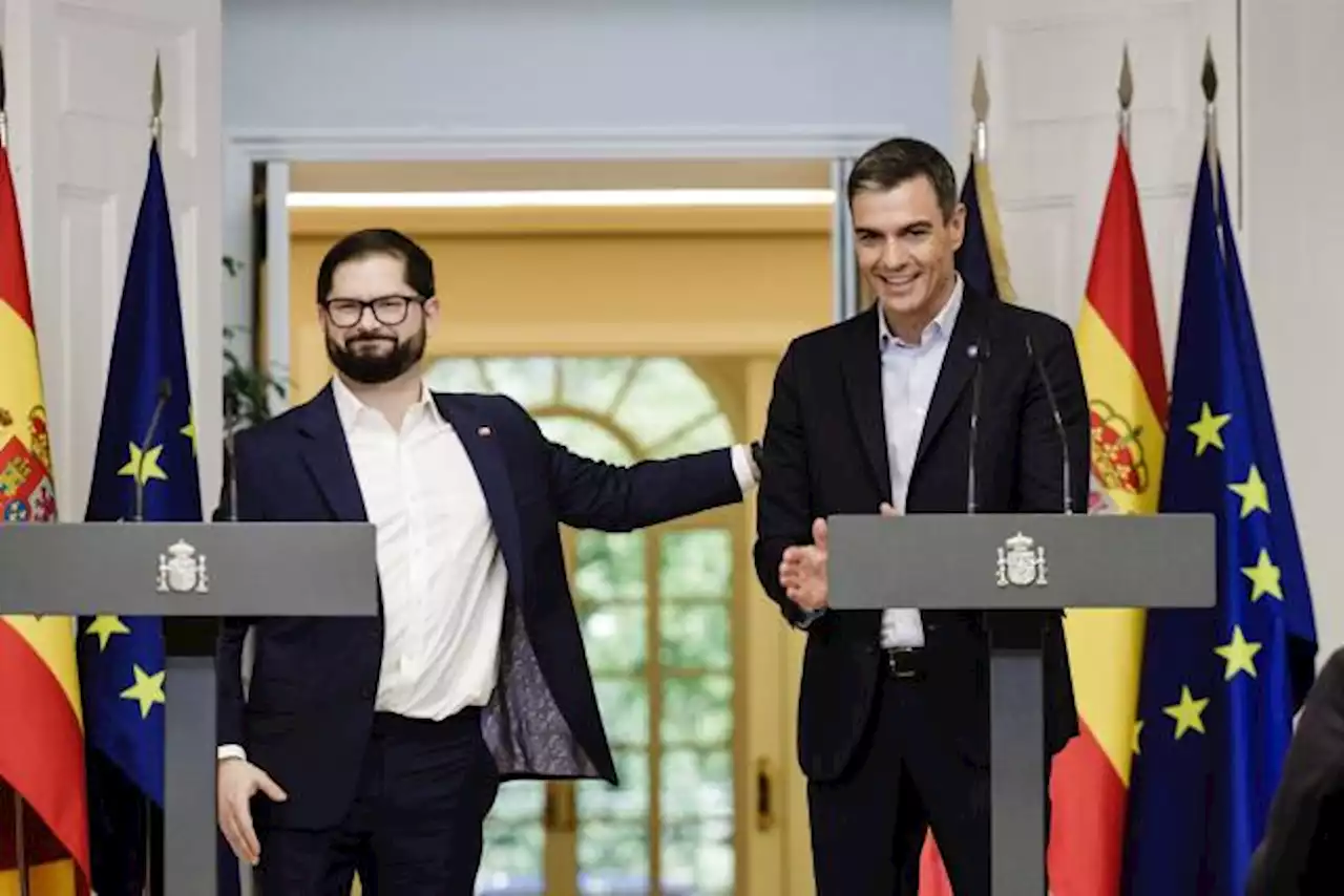 Boric se reúne con Sánchez y con la CEOE en su visita a España