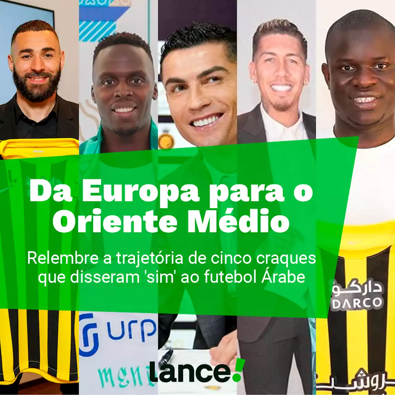 Da Europa para o Oriente Médio: cinco craques que disseram ‘sim’ ao Futebol Árabe