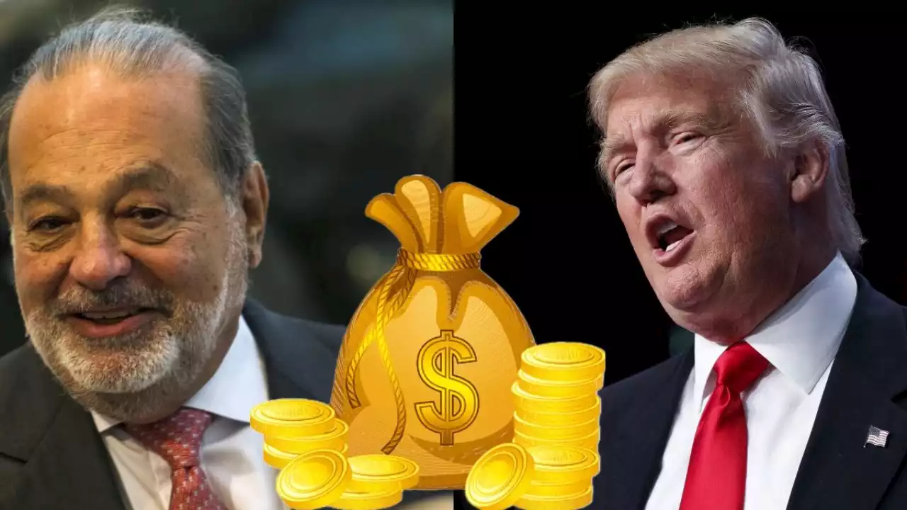 ¿Quién es más rico? ¿Carlos Slim o Donald Trump? TE SORPRENDERÁ saber quien tiene mayor fortuna