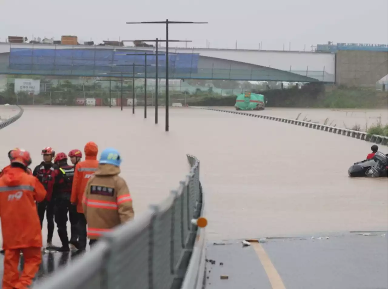 Heavy rains, flooding leave 22 dead in South Korea