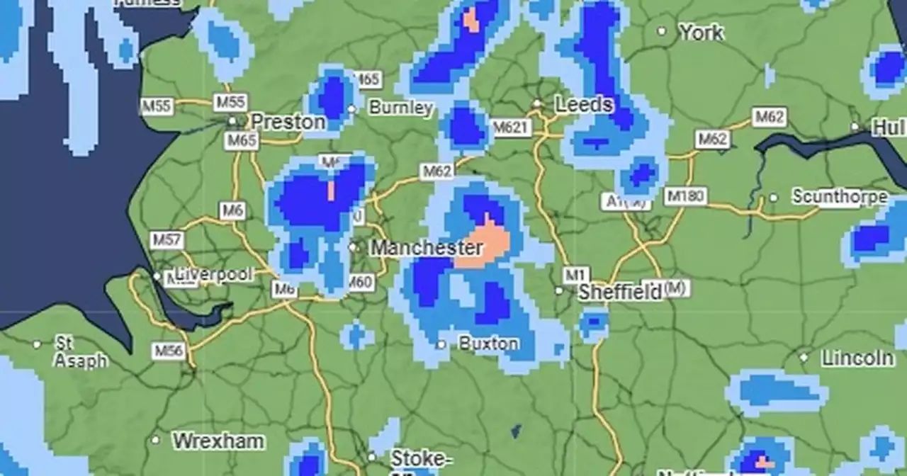 Exact time thunderstorms are most likely to hit Greater Manchester today