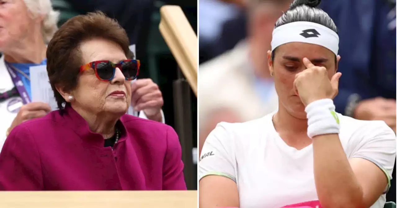 Billie Jean King sends message to Ons Jabeur after Wimbledon heartbreak