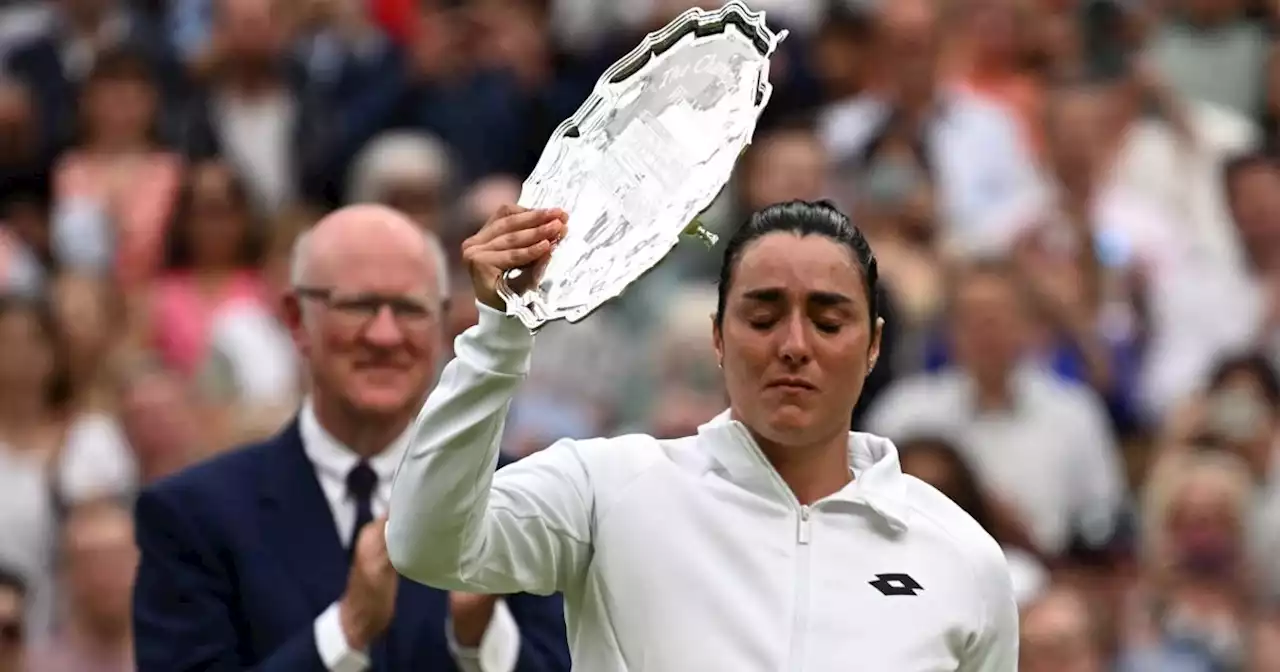 Wimbledon star Ons Jabeur fights back tears after 'most painful loss of career'