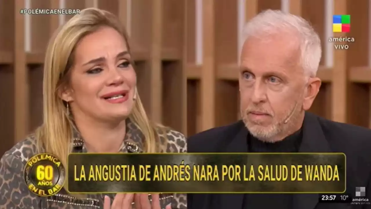 Fuerte cruce entre Andrés Nara y Eliana Guercio por la salud de Wanda