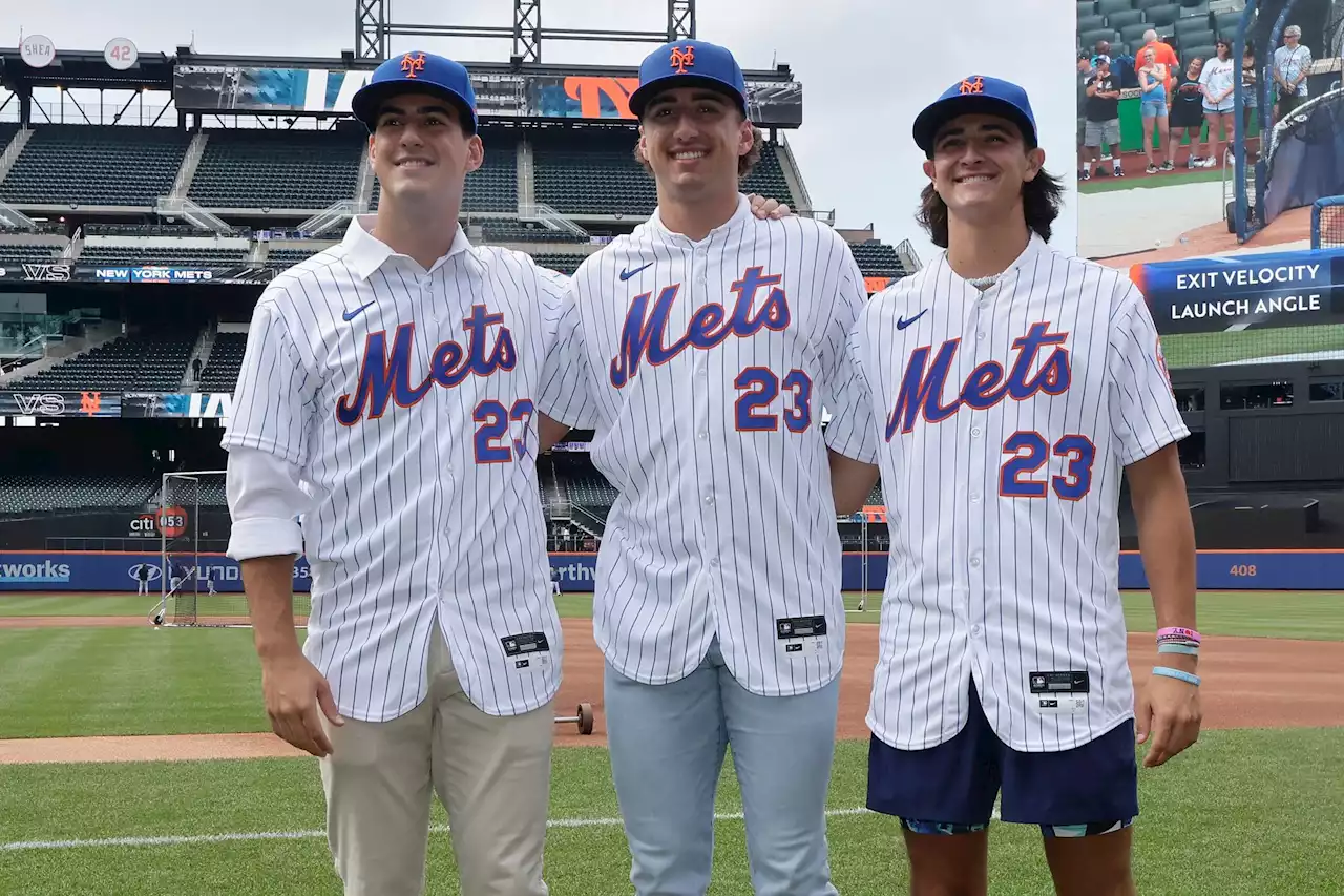 Mets draftees Colin Houck, Brandon Sproat, Boston Baro get their first taste of New York