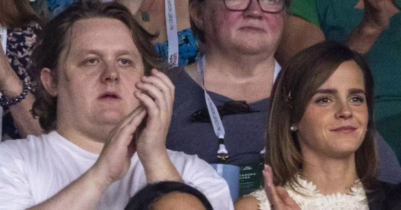 Lewis Capaldi seen in rare picture as he joins Emma Watson at Wimbledon