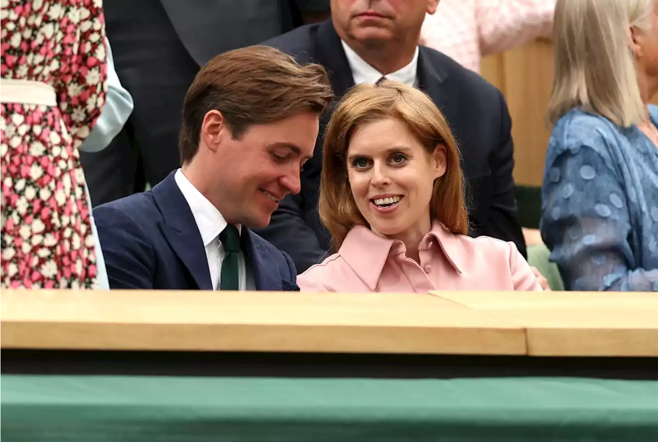 Beatrice and husband Edo brave the rain on celeb-packed Wimbledon day out