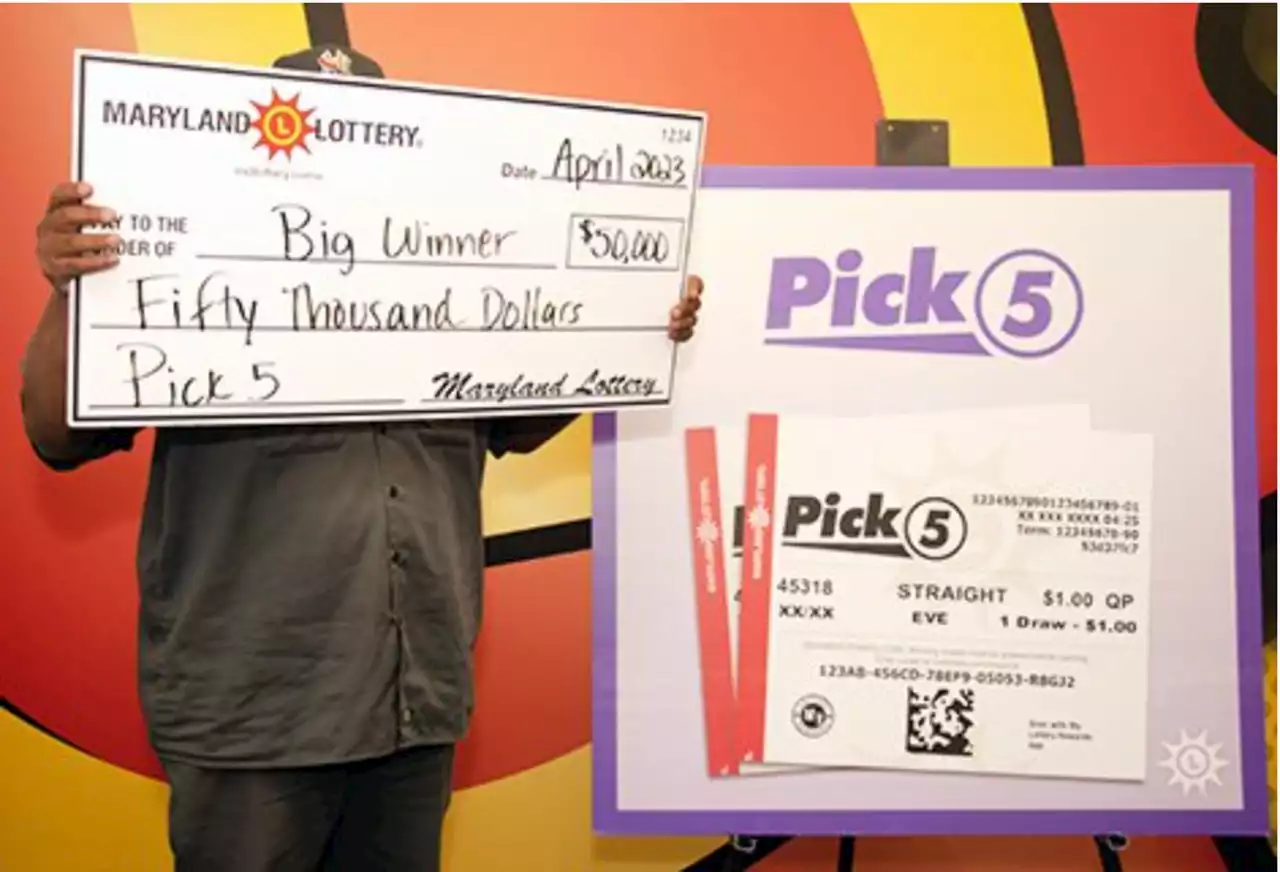 Lucky Maryland lottery player wins $50K prize five times in three months