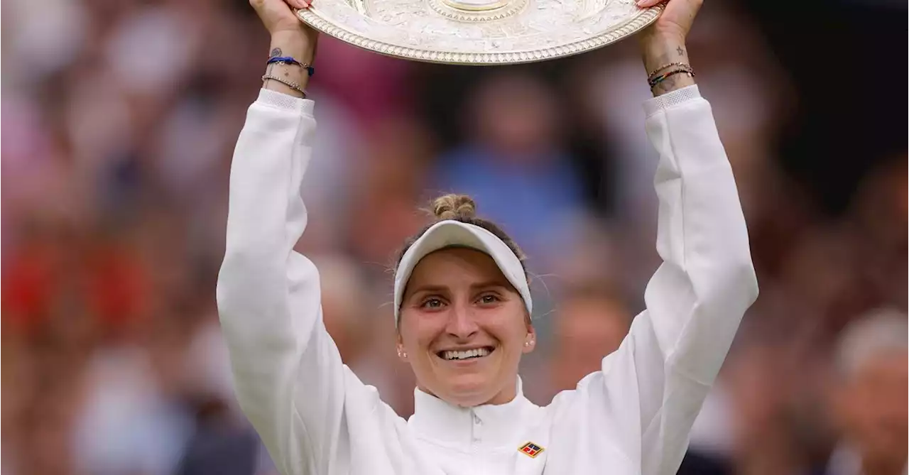 Vondrousova upsets Jabeur to win Wimbledon title