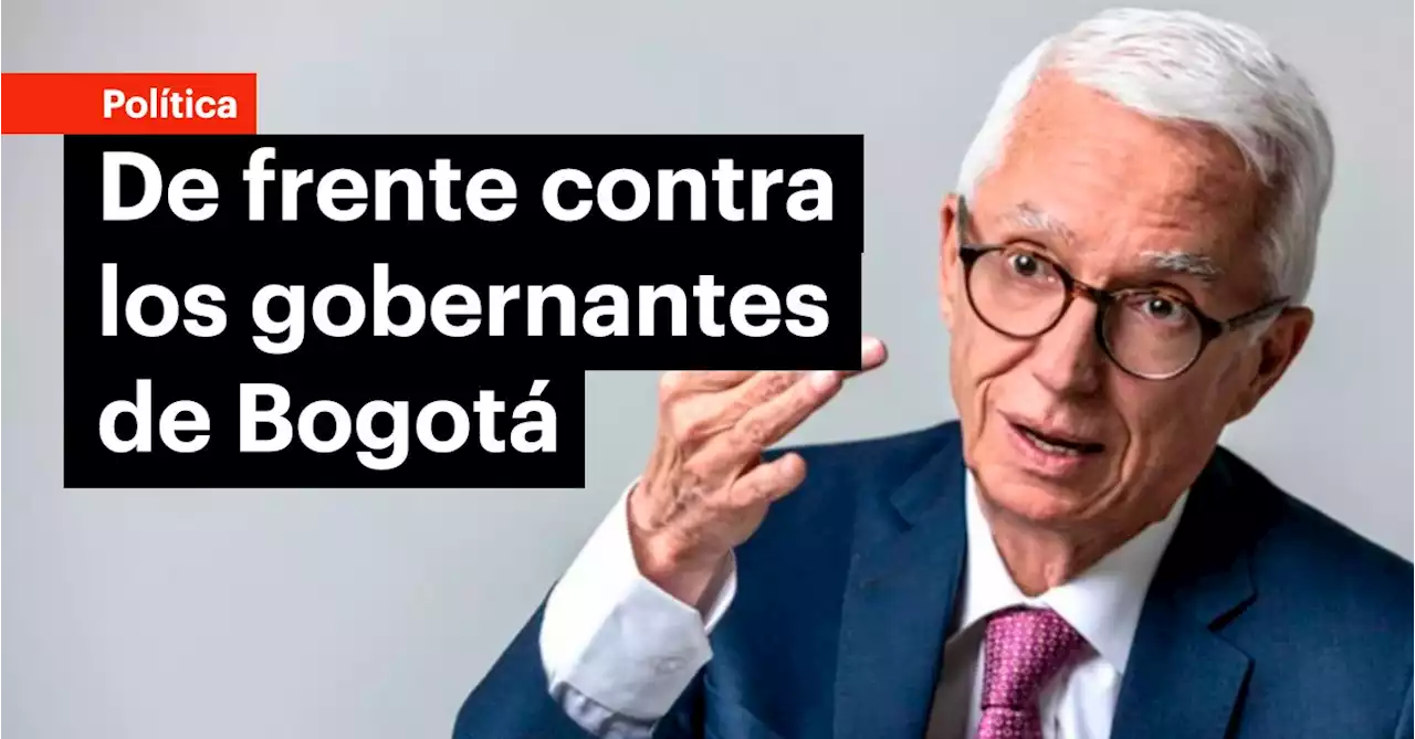 “Bogotá no puede seguir con el capricho de que cada alcalde hace lo que se le da la gana en sus años”: precandidato Jorge Enrique Robledo