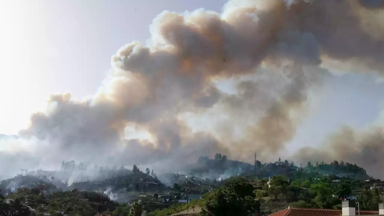 Declarado un incendio en la isla de La Palma