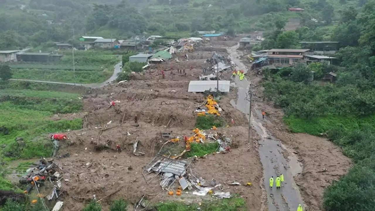 South Korea landslides, floods kill more than 20, over 4 000 evacuated - SABC News