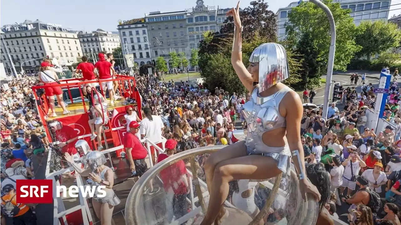 Techno-Party am Lac Léman - 20'000 Technofans feiern an Genfer Lake Parade