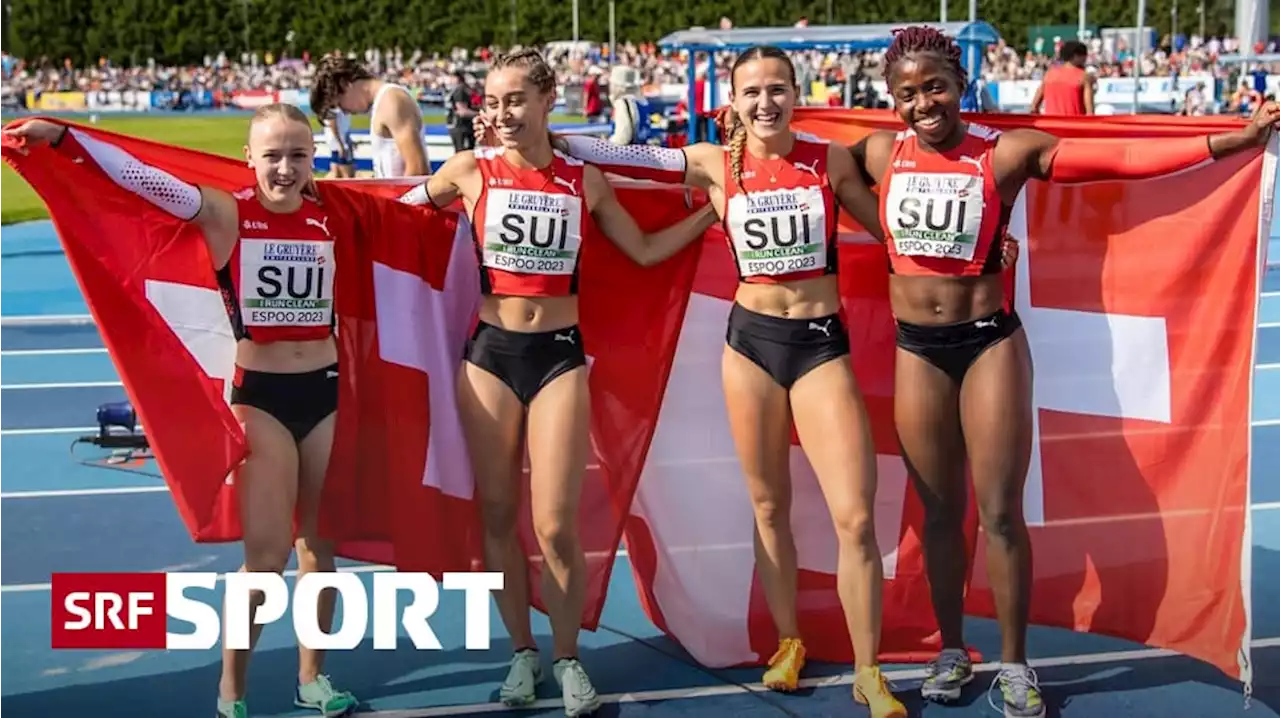 U23-Leichtathletik-EM - Schweizer Frauen-Staffel läuft zu Bronze