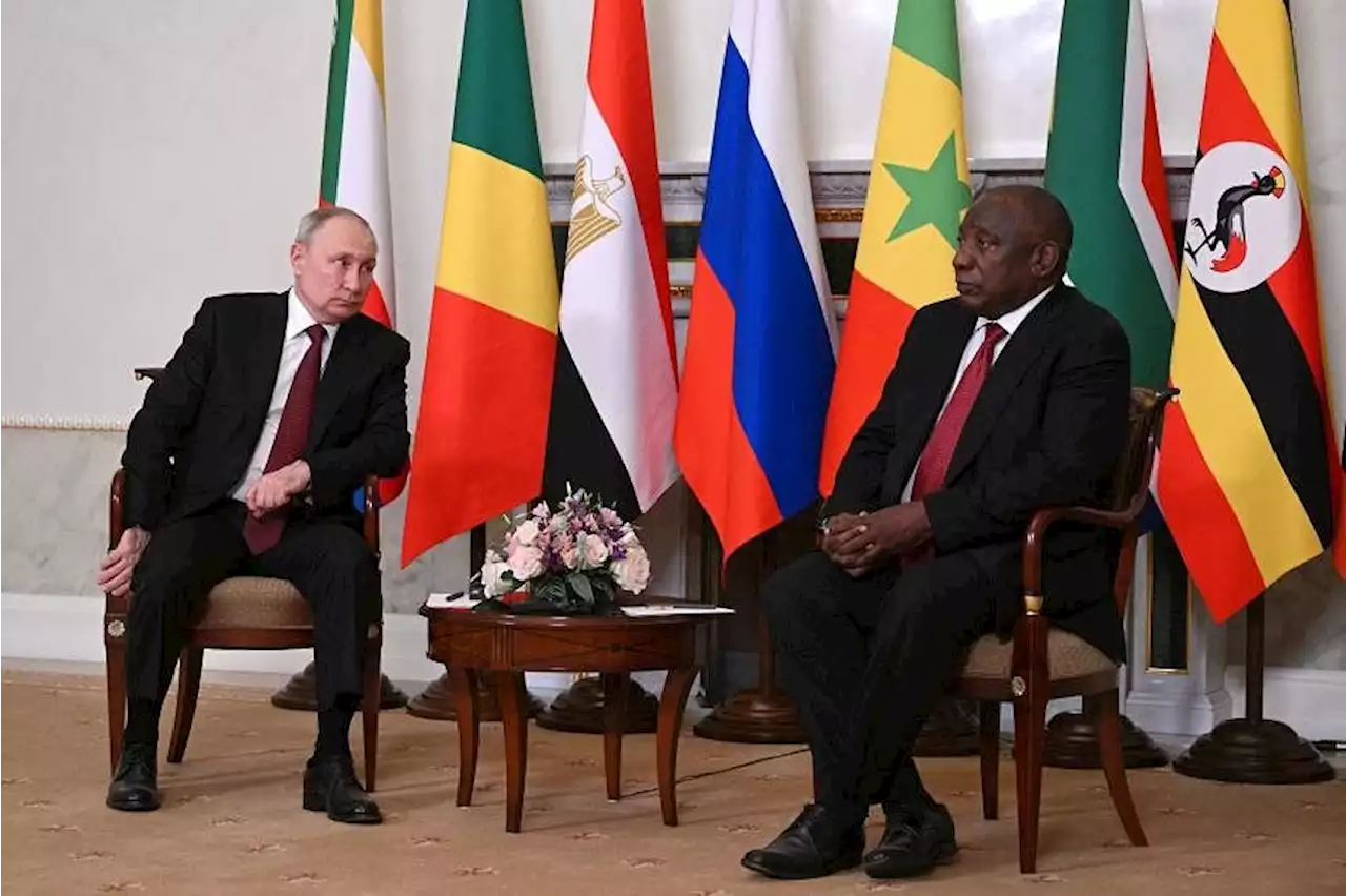 Russia’s Putin discusses grain deal, awkward Brics summit with South Africa’s Ramaphosa