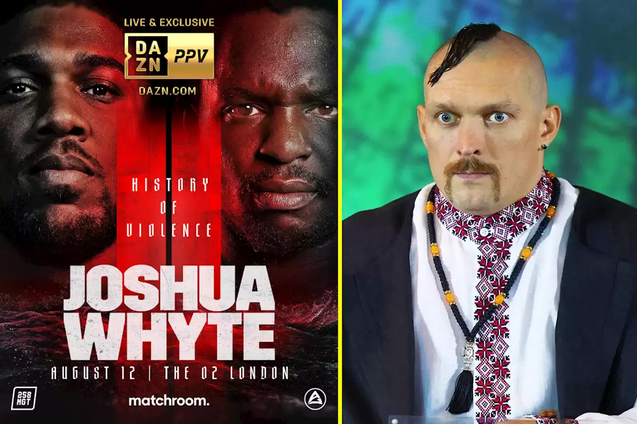 Anthony Joshua vs Dillian Whyte undercard includes clash to decide Oleksandr Usyk's next fight