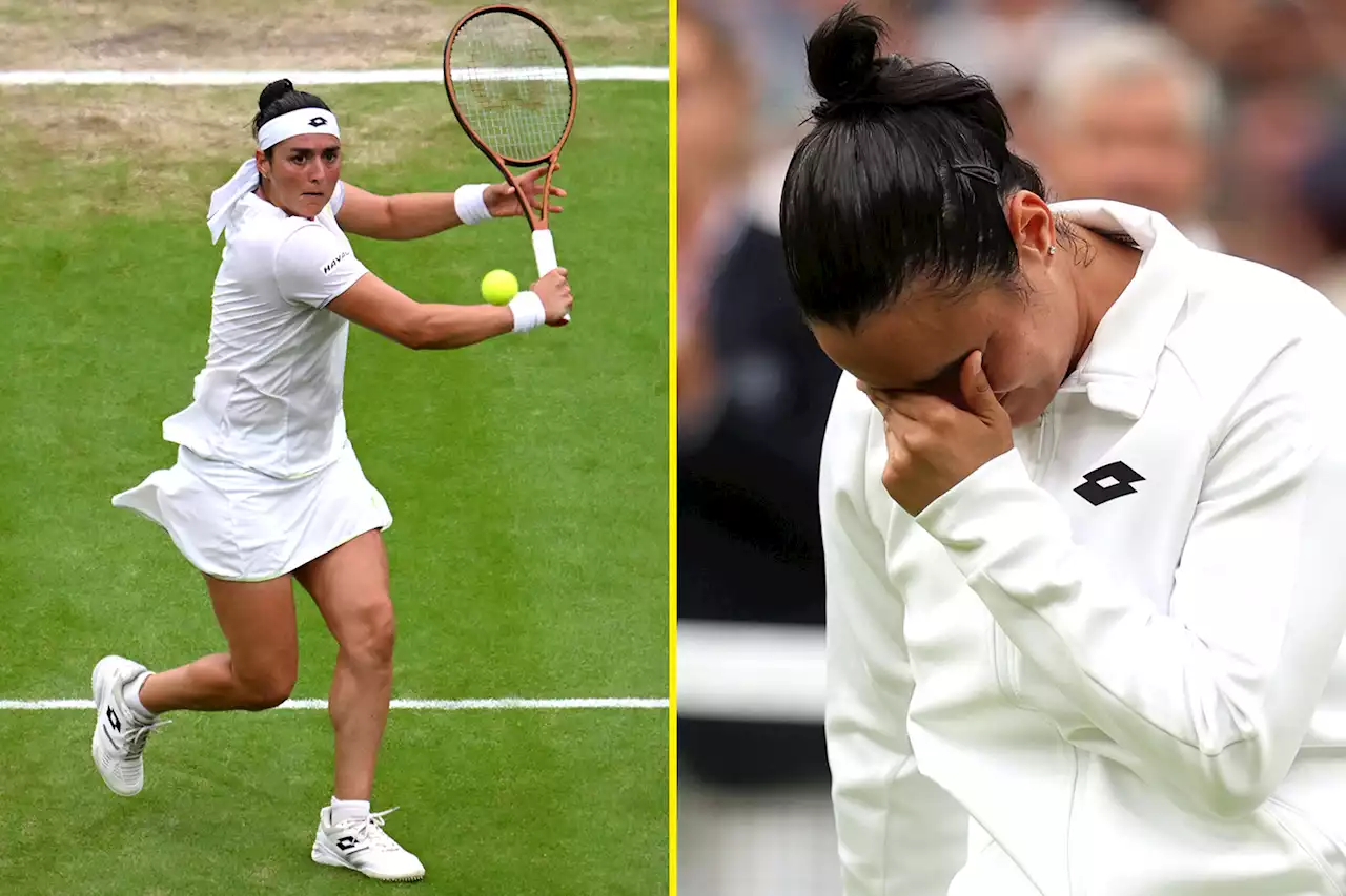 'I'm going to look ugly' - Jabeur breaks down in tears after second Wimbledon final defeat