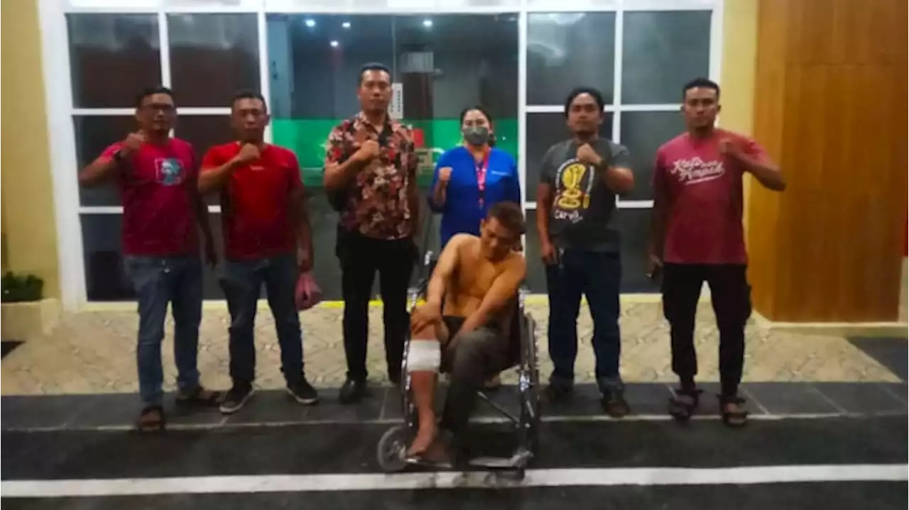 Polisi Tembak Pelaku Begal Sadis Yang Bacok dan Rampas Motor Ibu-ibu di Sumatera Utara