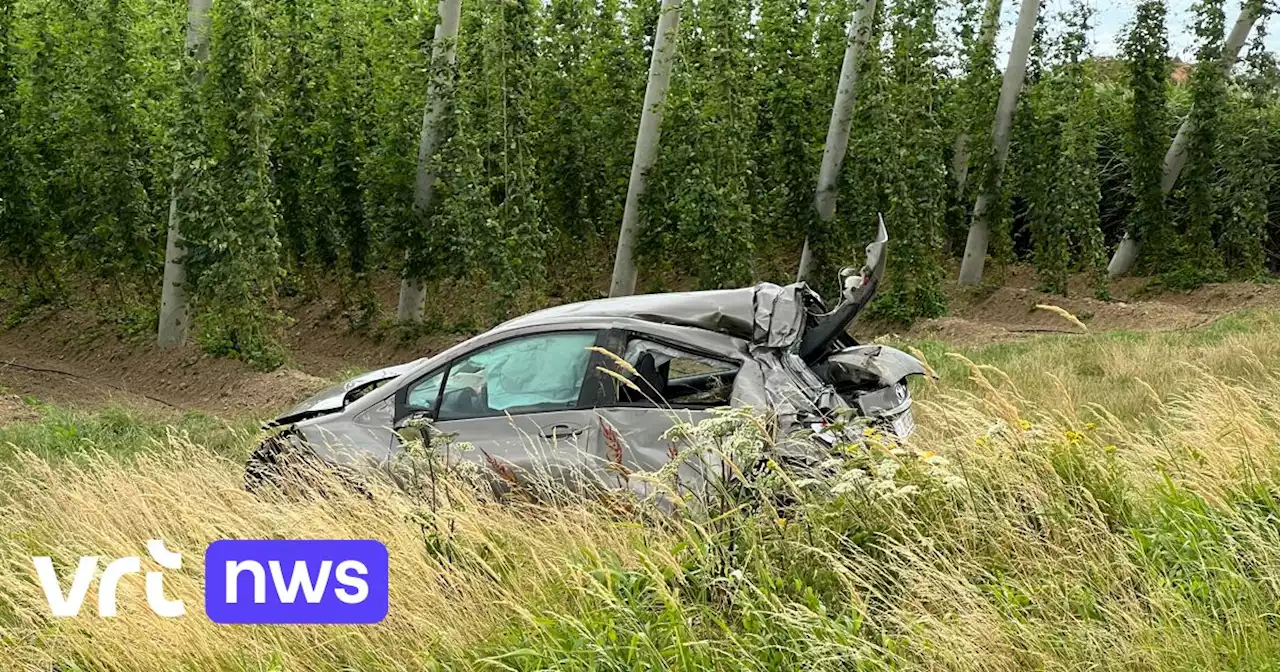 Vier gewonden, onder wie twee kinderen, in ongeval in Vlamertinge