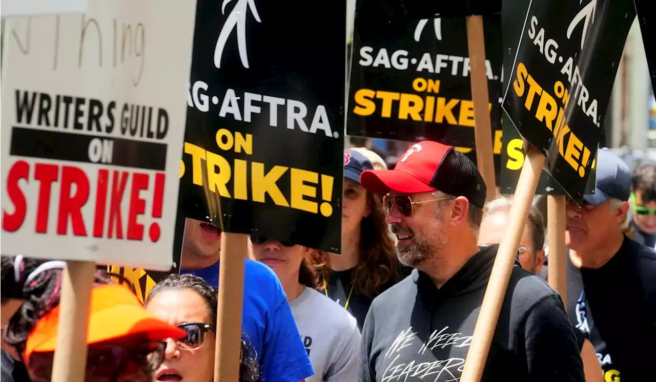 On the picket lines with Hollywood’s actors and writers, from LA to New York