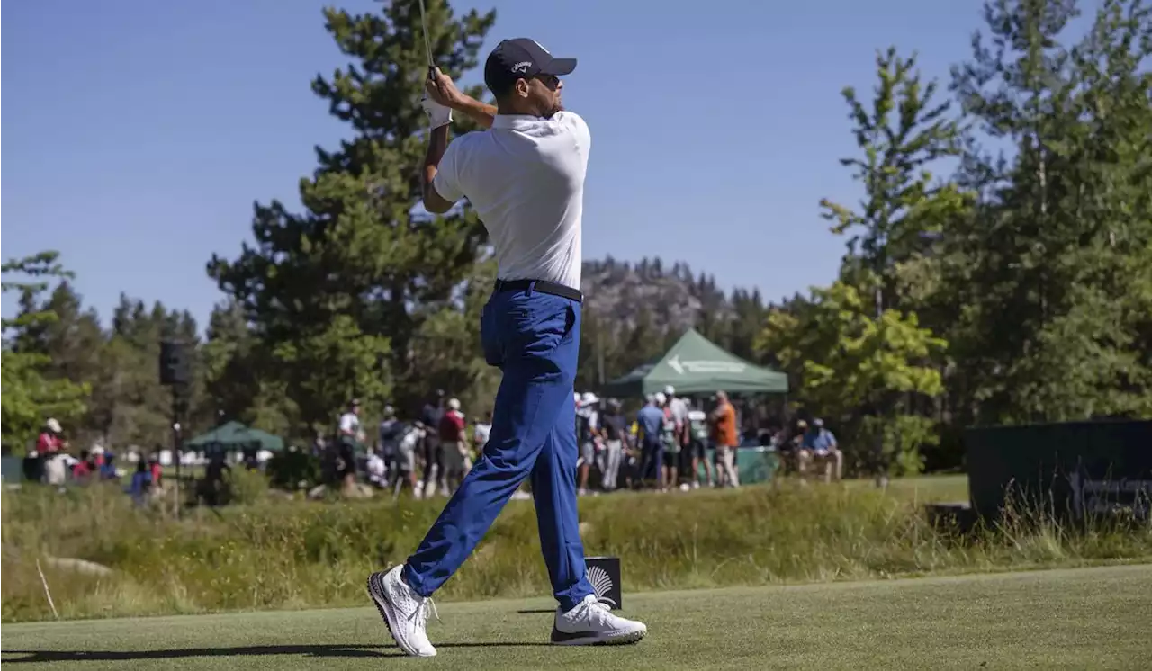 Stephen Curry leads American Century Championship celebrity golf tournament