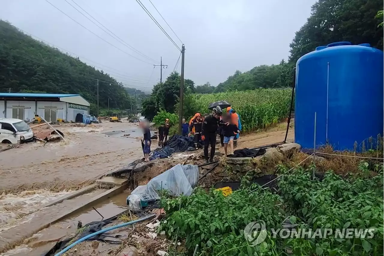 최대 418㎜ 물폭탄…경북 6명 사망 추정, 15명 실종·연락두절 | 연합뉴스