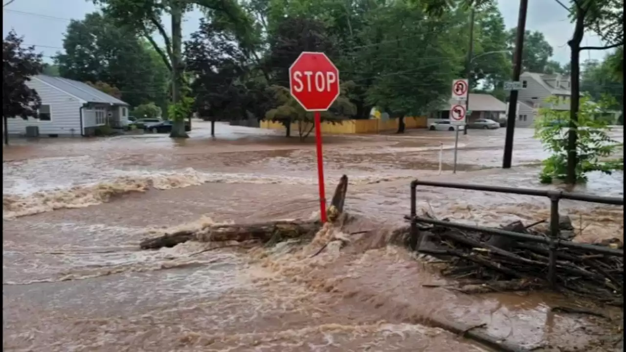 4 dead after flooding in Bucks County; 2 small children and adult missing