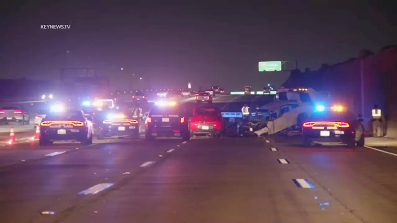 3 killed, 2 others injured in multi-vehicle crash on northbound 5 Freeway in Norwalk