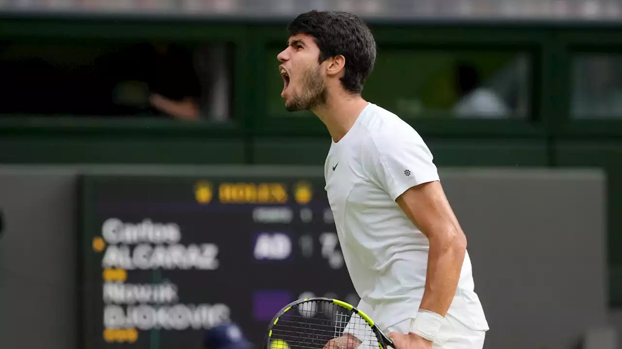 Carlos Alcaraz, 20, defeats Novak Djokovic to win Wimbledon Championship