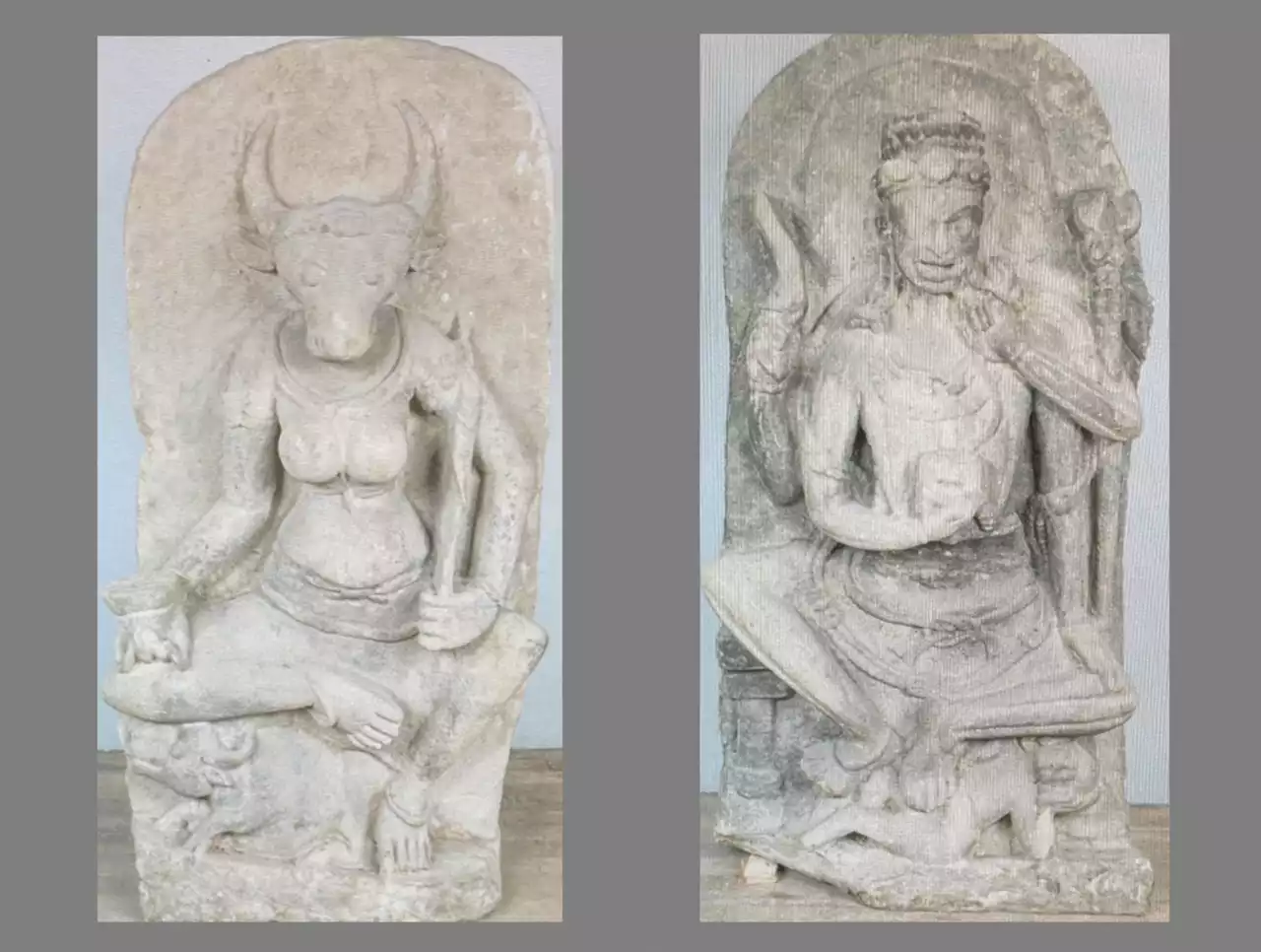 Two 10th-Century Stone Idols, Which Were Stolen From a Temple in India and Found in a Garden Shed in the U.K., Will Be Repatriated | Artnet News