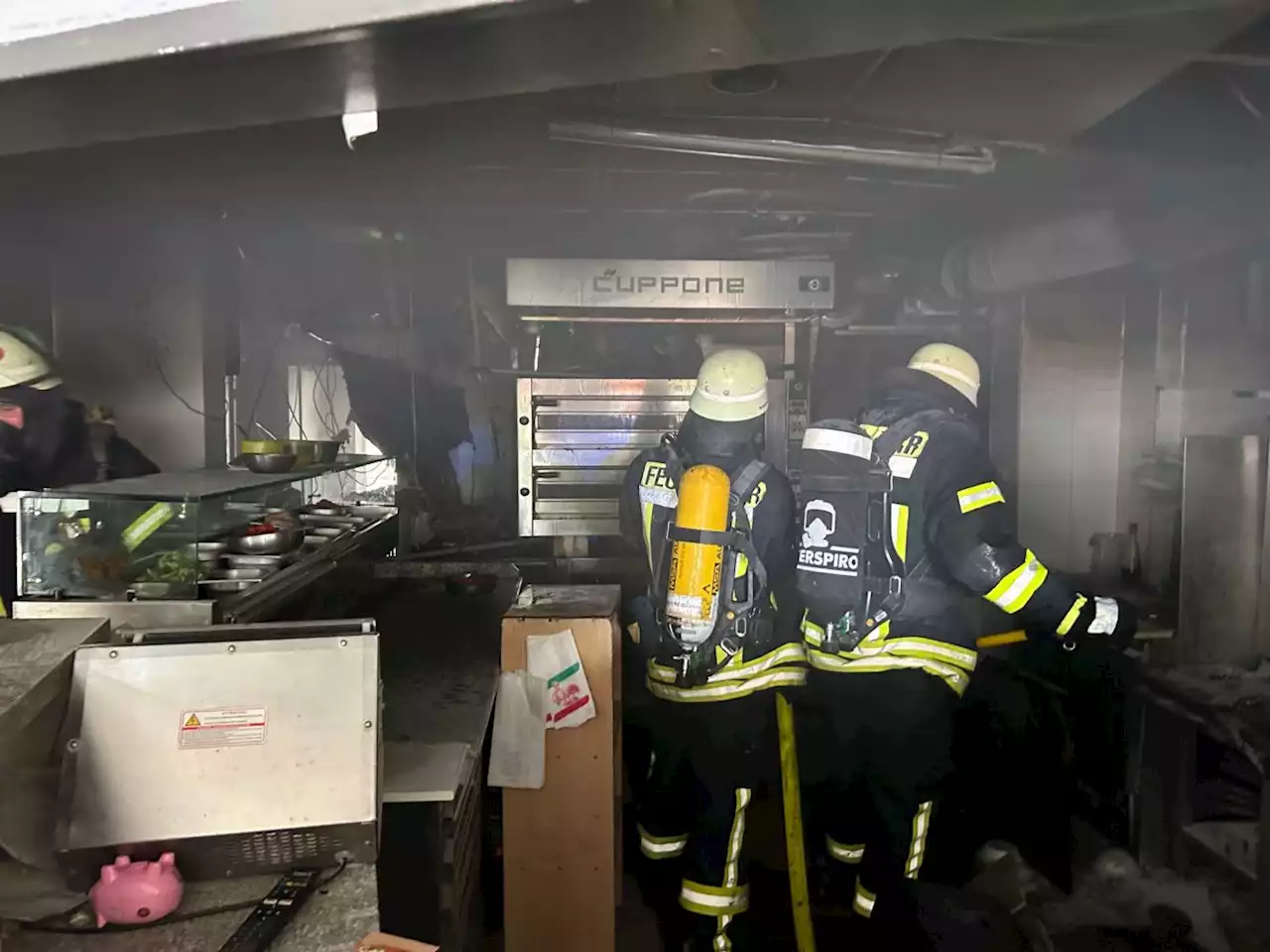 Brand in einem Schnellrestaurant in Friedrichsfeld