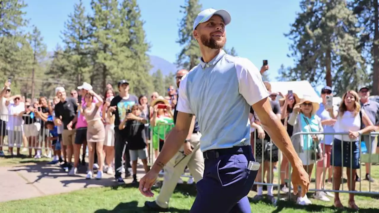 ‘Shooters shoot!’: Steph Curry hits hole-in-one at celebrity golf tournament sparking wild celebrations | CNN