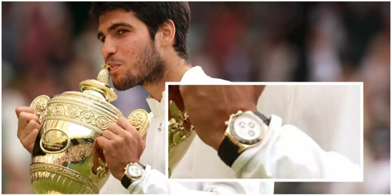 Alcaraz e l'orologio indossato per la finale di Wimbledon: ecco marca e modello