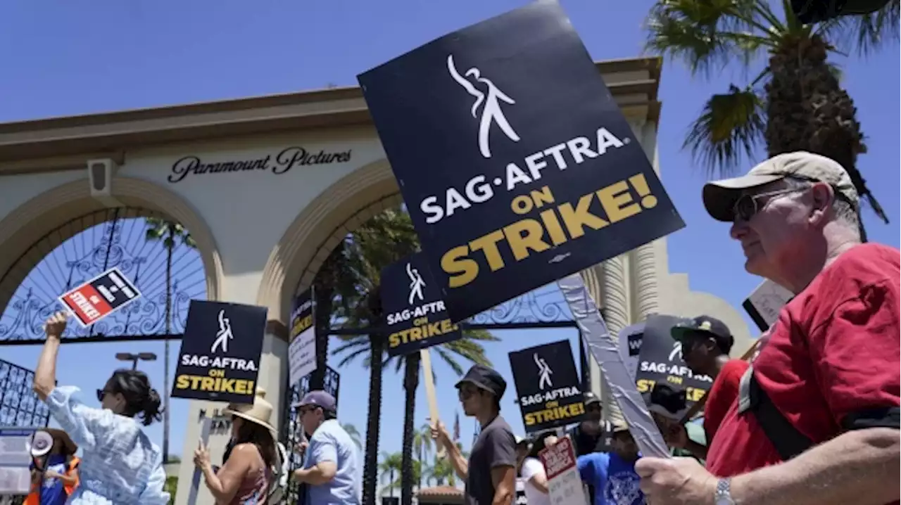 On the picket lines with Hollywood's actors and writers, from LA to New York