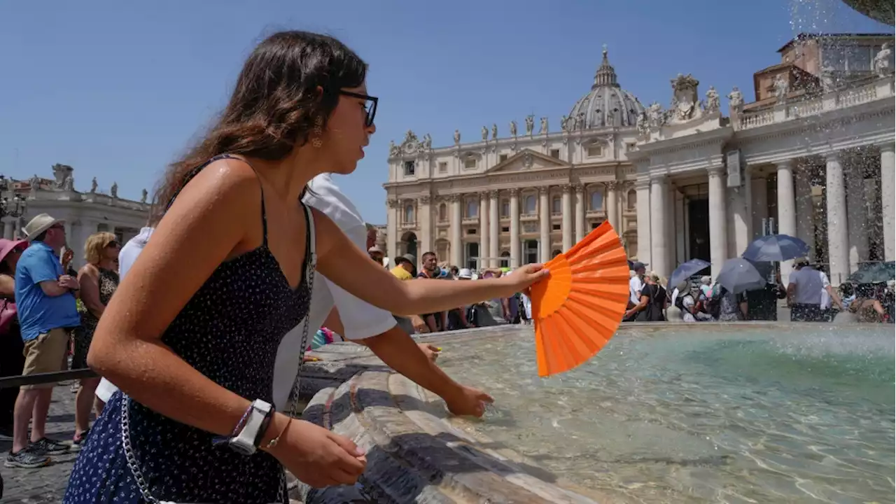 'Heat storm' stretches into southern Europe, health alerts issued