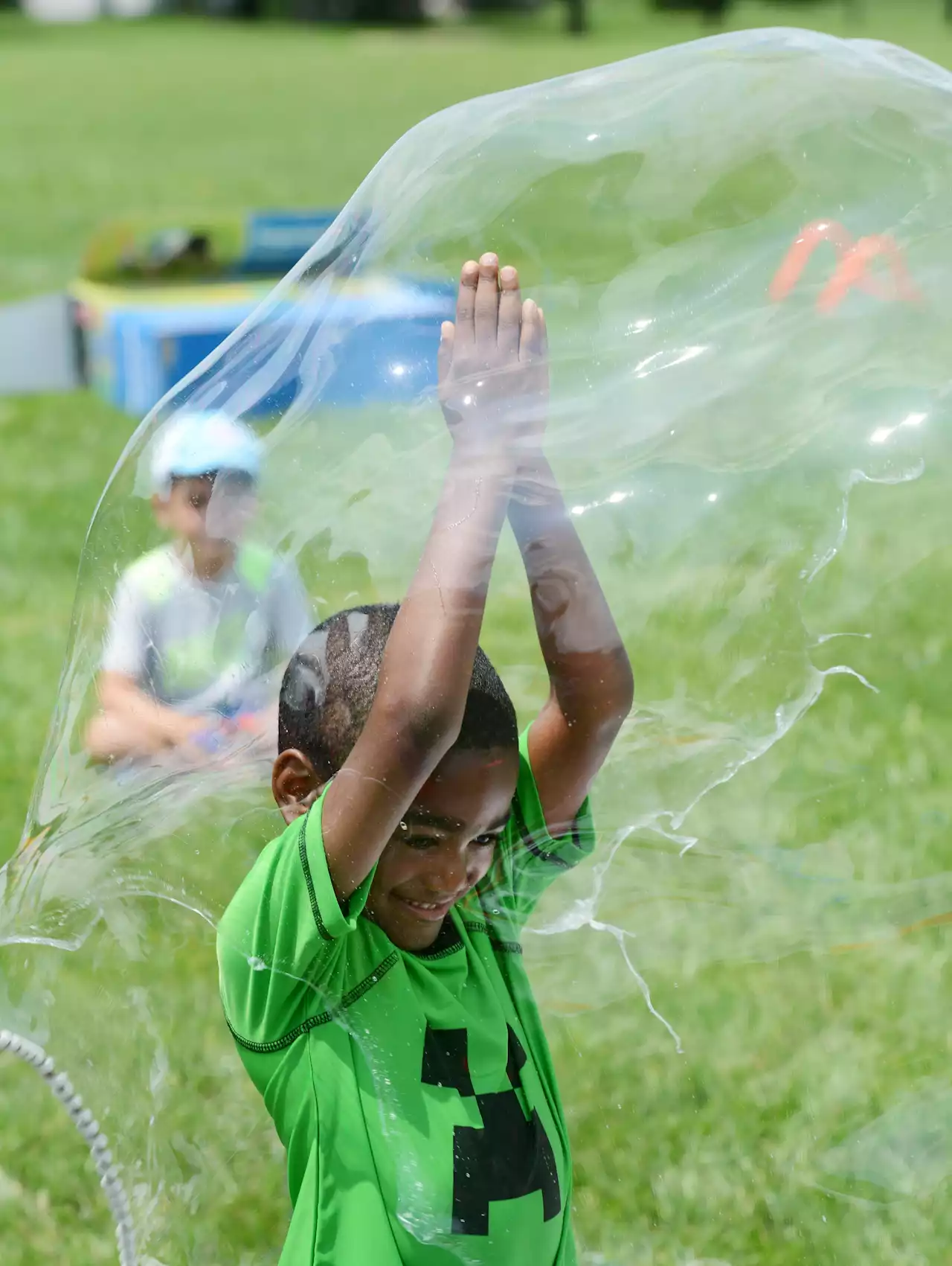 Children unplug to enjoy playing outdoors in Hoffman Estates