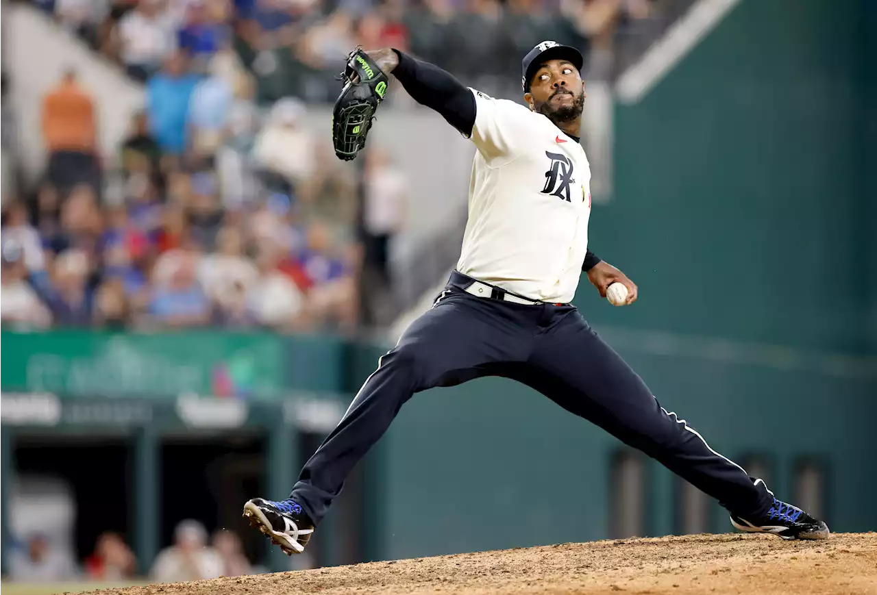 Aroldis Chapman earns first save with Texas Rangers as club moves to ‘co-closer’ plan