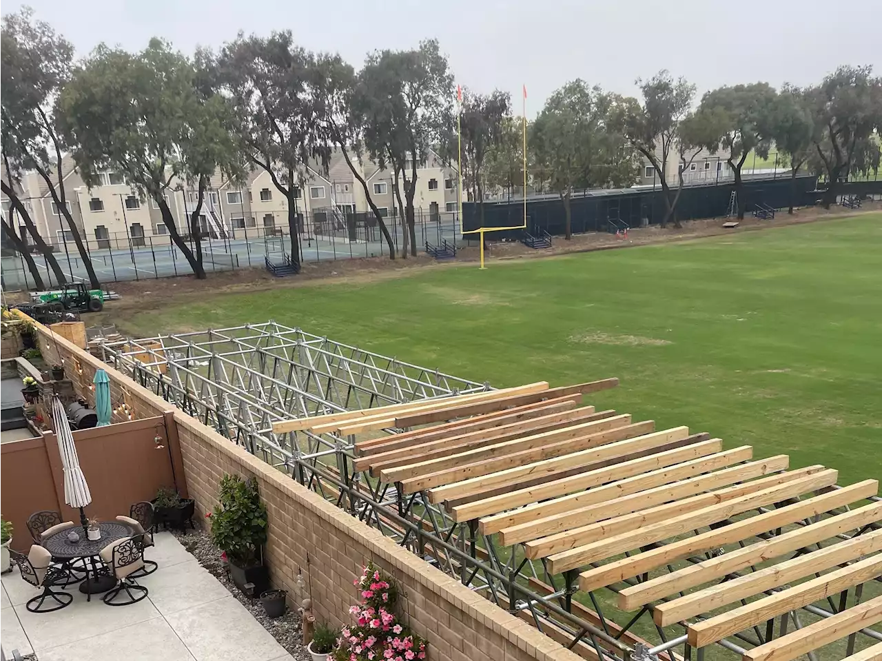 Oxnard neighbors say Cowboys ‘crossed a line’ building platform inches from their property