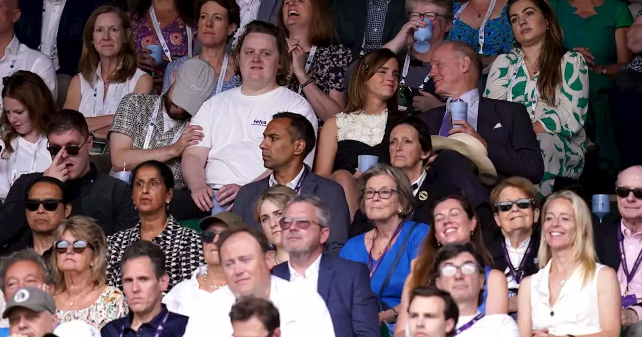 Lewis Capaldi seen at Wimbledon after cancelling tour due to Tourette's battle